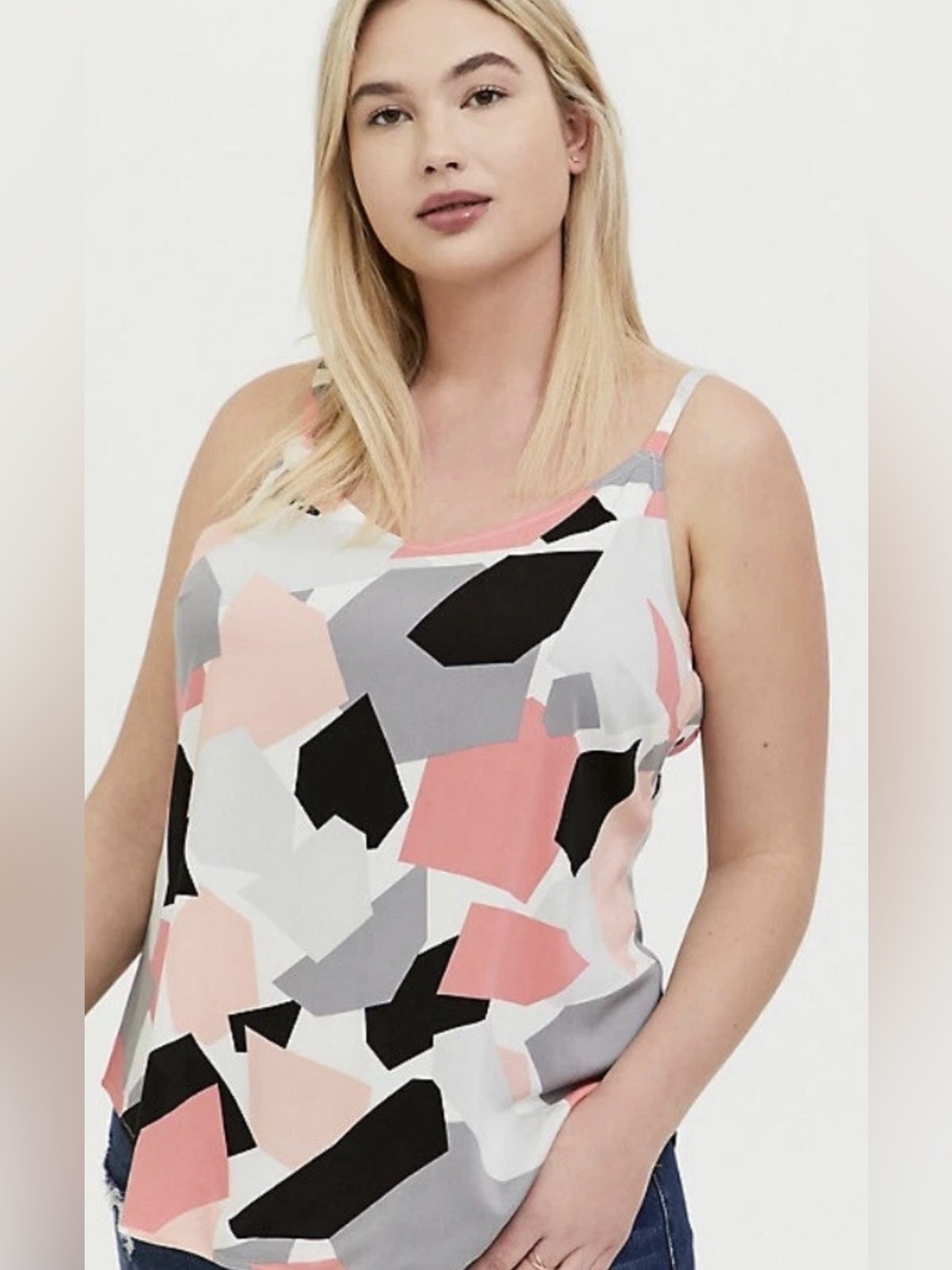 Torrid Ava Stretch Challis Cami Size 00 (10)